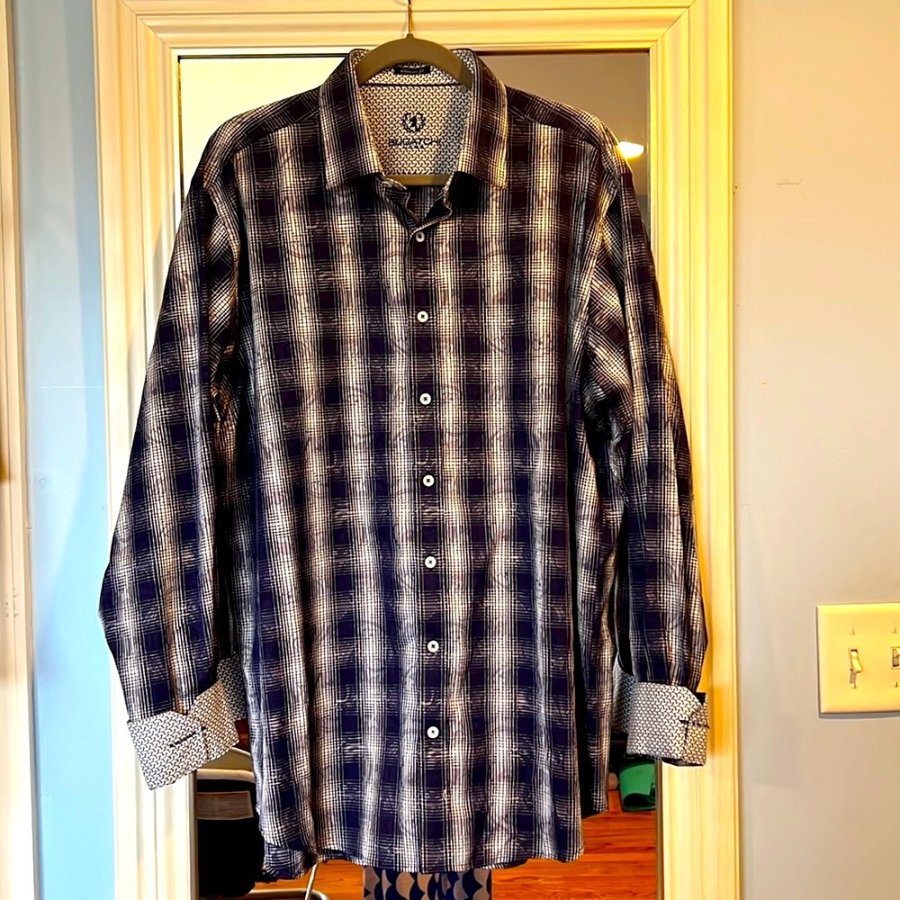 Bugatchi Mens Dress Shirt
